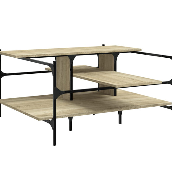 Couchtisch Sonoma-Eiche 100x100x48,5 cm Holzwerkstoff