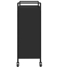 Küchenwagen Schwarz 70x30x82 cm Holzwerkstoff