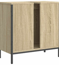 Waschbeckenunterschrank Sonoma-Eiche 60x30x60 cm Holzwerkstoff