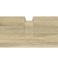 Waschbeckenunterschrank Sonoma-Eiche 60x30x60 cm Holzwerkstoff