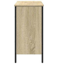 Waschbeckenunterschrank Sonoma-Eiche 80x30x60 cm Holzwerkstoff