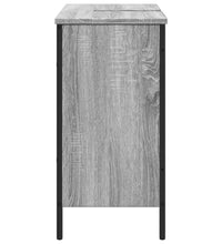 Waschbeckenunterschrank Grau Sonoma 80x30x60 cm Holzwerkstoff