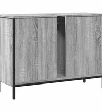 Waschbeckenunterschrank Grau Sonoma 80x30x60 cm Holzwerkstoff