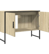 Waschbeckenunterschrank Sonoma-Eiche 80x33x60 cm Holzwerkstoff