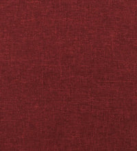 Schlafsofa 2-Sitzer mit 2 Kissen Weinrot Stoff