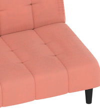 Schlafsofa 2-Sitzer Rosa Samt