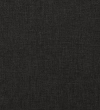 Schlafsofa 2-Sitzer mit 2 Kissen Schwarz Stoff