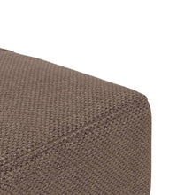 Schlafsofa 2-Sitzer mit 2 Kissen Taupe Stoff