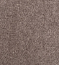 Schlafsofa 2-Sitzer mit 2 Kissen Taupe Stoff