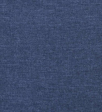 Schlafsofa 2-Sitzer Blau Stoff