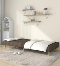 Schlafsofa 2-Sitzer Taupe Stoff