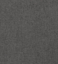 Schlafsofa 2-Sitzer mit 2 Kissen Dunkelgrau Stoff