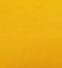 Schlafsofa 2-Sitzer Gelb Samt