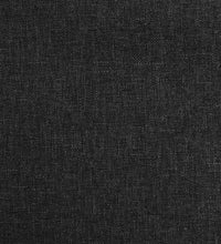 Schlafsofa 2-Sitzer mit 2 Kissen Schwarz Stoff