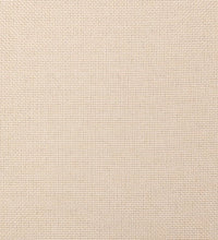 Schlafsofa 2-Sitzer mit 2 Kissen Creme Stoff