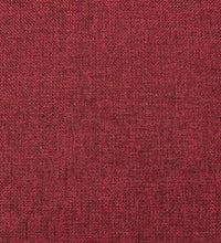 Schlafsofa 2-Sitzer mit 2 Kissen Weinrot Stoff