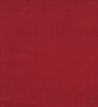 Schlafsofa 2-Sitzer mit 2 Kissen Weinrot Samt