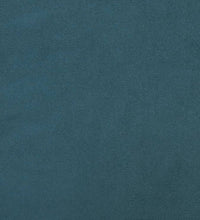 Schlafsofa 2-Sitzer mit 2 Kissen Blau Samt