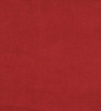 Schlafsofa 2-Sitzer mit 2 Kissen Weinrot Samt