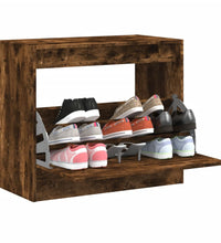 Schuhschrank Räuchereiche 80x42x69 cm Holzwerkstoff