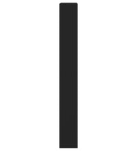 Schuhschrank mit 4 Klappen Schwarz 80x21x163,5 cm