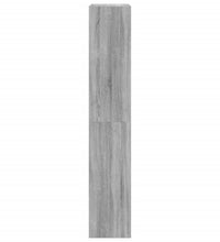 Schuhschrank mit 4 Klappen Grau Sonoma 60x34x187,5 cm