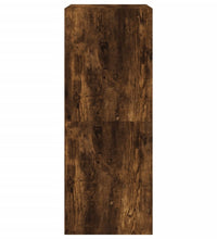 Schuhschrank mit 2 Klappen Räuchereiche 80x42x108 cm