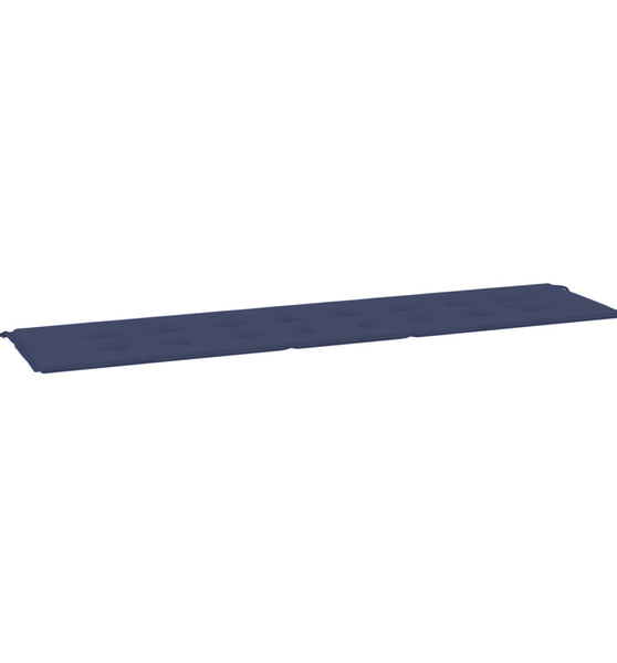 Gartenbank-Auflage Marineblau 200x50x3 cm Oxford-Gewebe