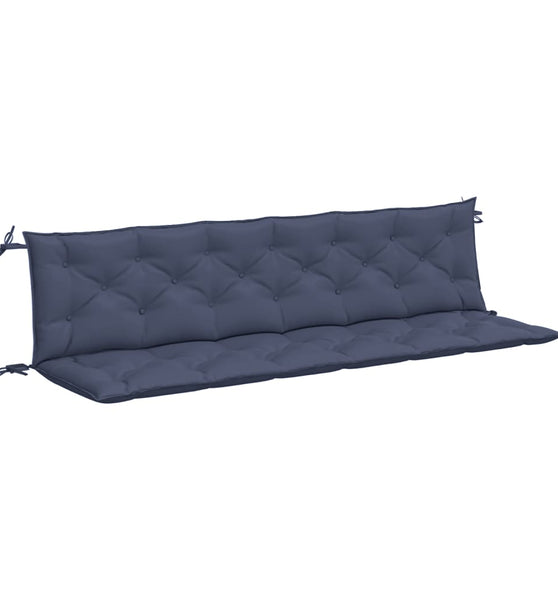 Gartenbank-Auflagen 2 Stk. Marineblau 200x50x7 cm Oxford-Gewebe