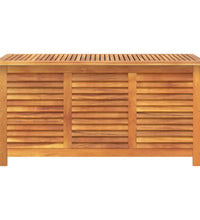 Gartenbox mit Lüftungsschlitzen 113x50x56 cm Massivholz Akazie