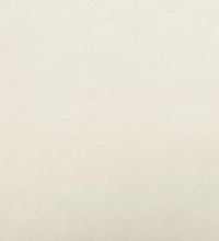 Sofa 3-Sitzer Creme Samt