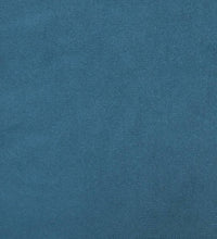 Sofa 3-Sitzer Blau Samt