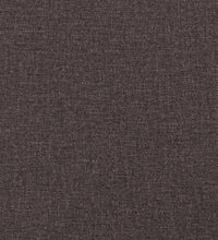 Sofa 3-Sitzer Dunkelbraun Stoff