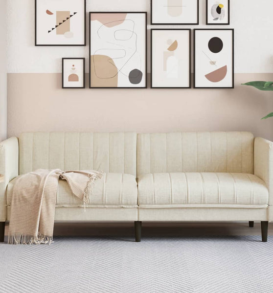 3-Sitzer-Sofa Leinen