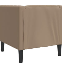 Chesterfield-Sessel Cappuccino Kunstleder