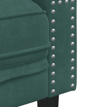 Chesterfield-Sessel Dunkelgrün Samt