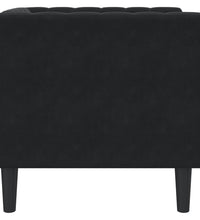 Chesterfield-Sessel Schwarz Samt