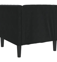 Chesterfield-Sessel Schwarz Samt