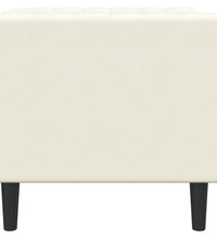 Chesterfield-Sessel Creme Samt