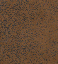 Chesterfield-Sofa 2-Sitzer Braun Kunstleder in Wildleder-Optik