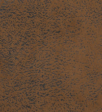 Chesterfield-Sofa 3-Sitzer Braun Kunstleder in Wildleder-Optik