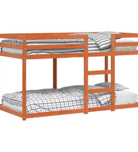 Etagenbett Wachsbraun 90x190 cm Massivholz Kiefer