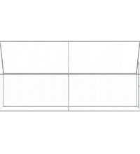 Hühnerkäfig Silbern 400x100x190 cm Verzinkter Stahl
