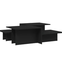 Couchtische 2 Stk. Schwarz Holzwerkstoff