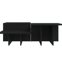 Couchtische 2 Stk. Schwarz Holzwerkstoff