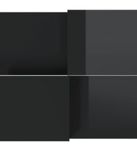 Couchtische 2 Stk. Hochglanz-Schwarz Holzwerkstoff