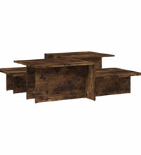 Couchtische 2 Stk. Räuchereiche Holzwerkstoff