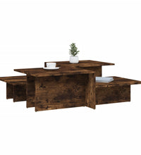 Couchtische 2 Stk. Räuchereiche Holzwerkstoff