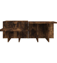 Couchtische 2 Stk. Räuchereiche Holzwerkstoff