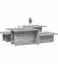 Couchtische 2 Stk. Grau Sonoma Holzwerkstoff